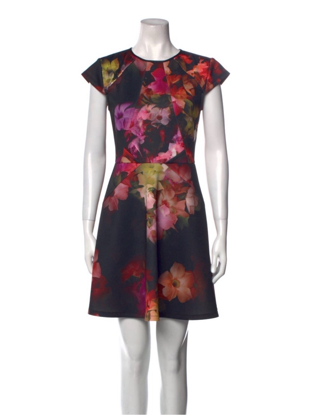 Ted Baker floral A-line dress